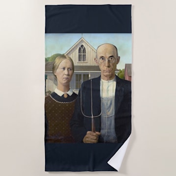 American Gothic Beach Towel