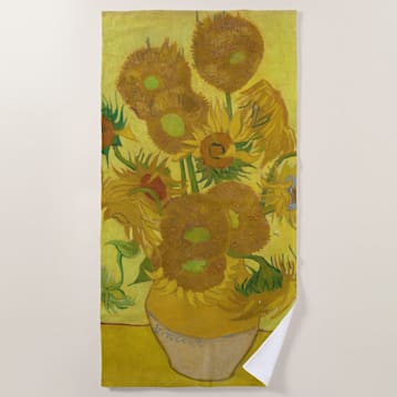 Sunflowers Beach Towel