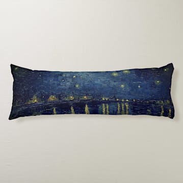 Starry Night Over the Rhone Body Pillow