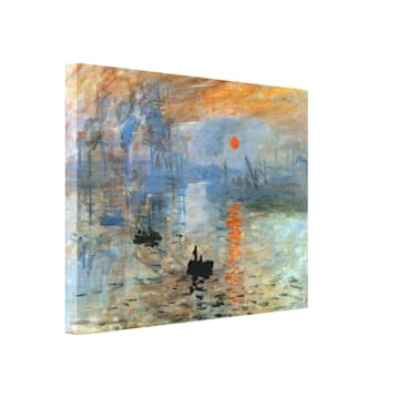 Impression, Sunrise Canvas Print