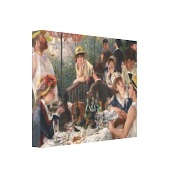 Luncheon of the Boating Party Canvas Print