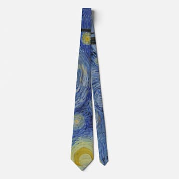 Starry Night Men's Tie