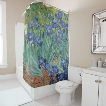 Irises Shower Curtain