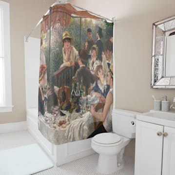 Luncheon of the Boating Party Shower Curtain