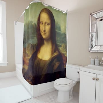 Mona Lisa Shower Curtain