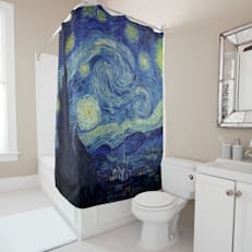 Starry Night Shower Curtain