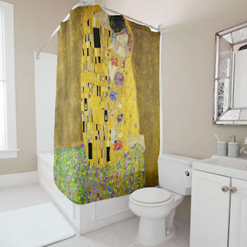 The Kiss Shower Curtain