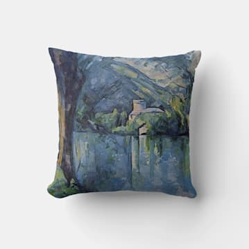 Annecy Lake Throw Pillow