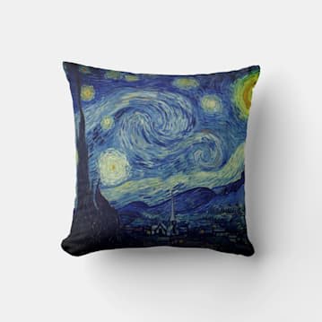 Starry Night Throw Pillow