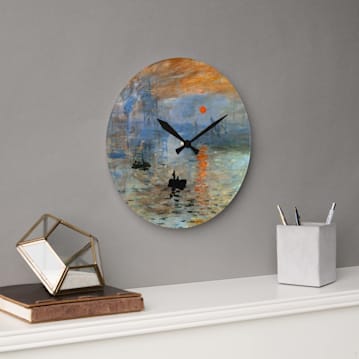 Impression, Sunrise Wall Clock