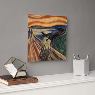 The Scream Wall Clock