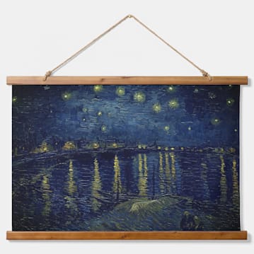 Starry Night Over the Rhone Wall Tapestry