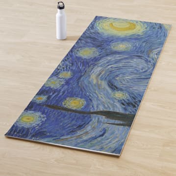 Starry Night Yoga Mat