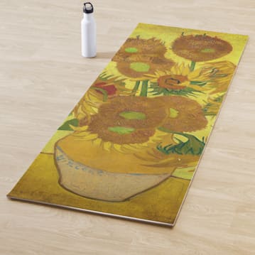 Sunflowers Yoga Mat