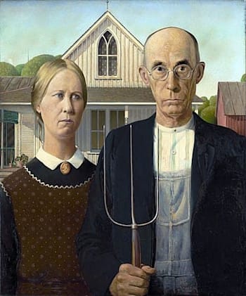 American Gothic Painting